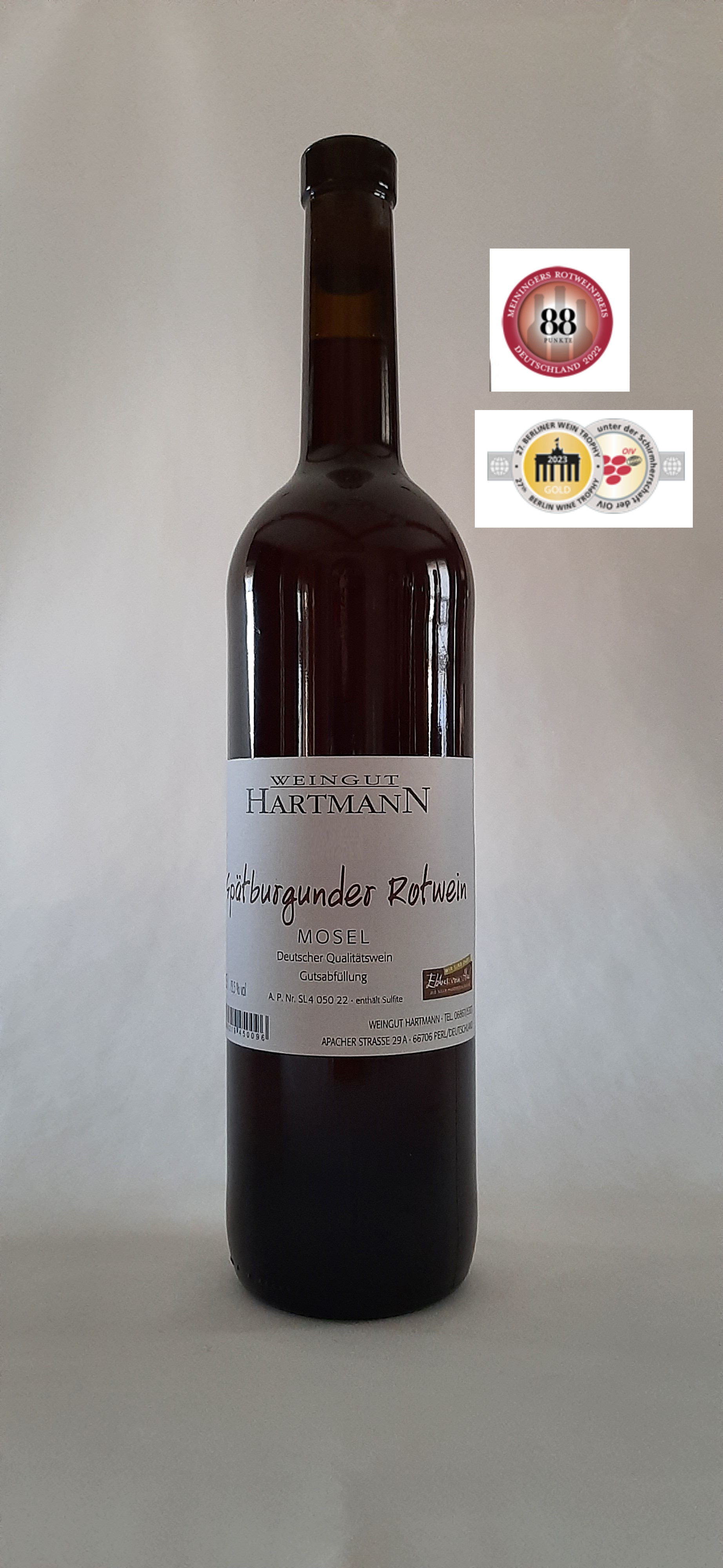 12 Spätburgunder Rotwein 2022er